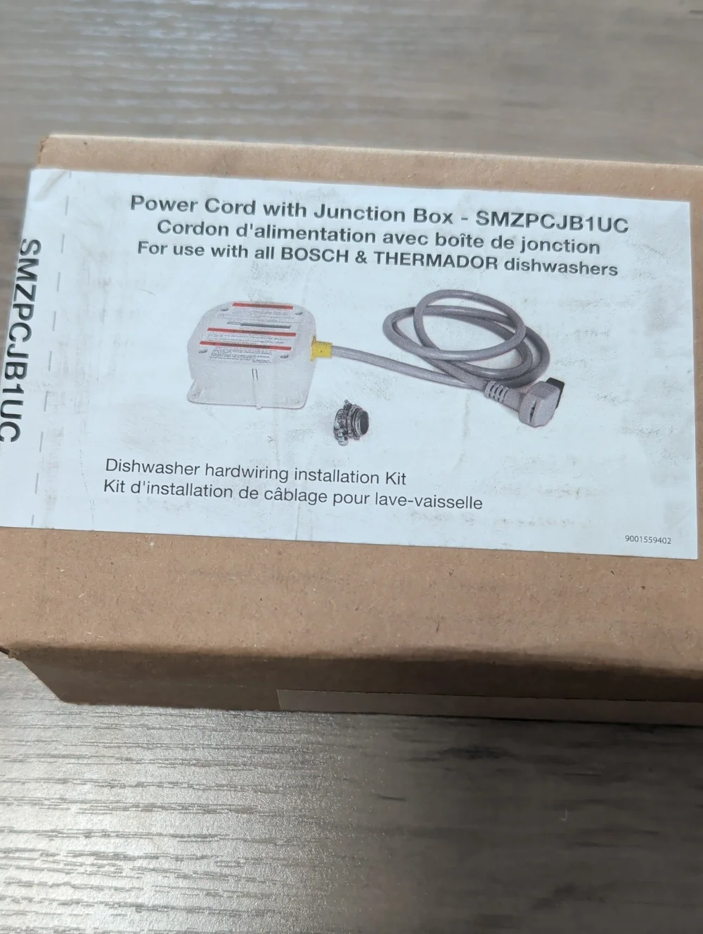 Bosch Dishwasher Power Cord with Junction Box SMZPCJB1UC New in Box